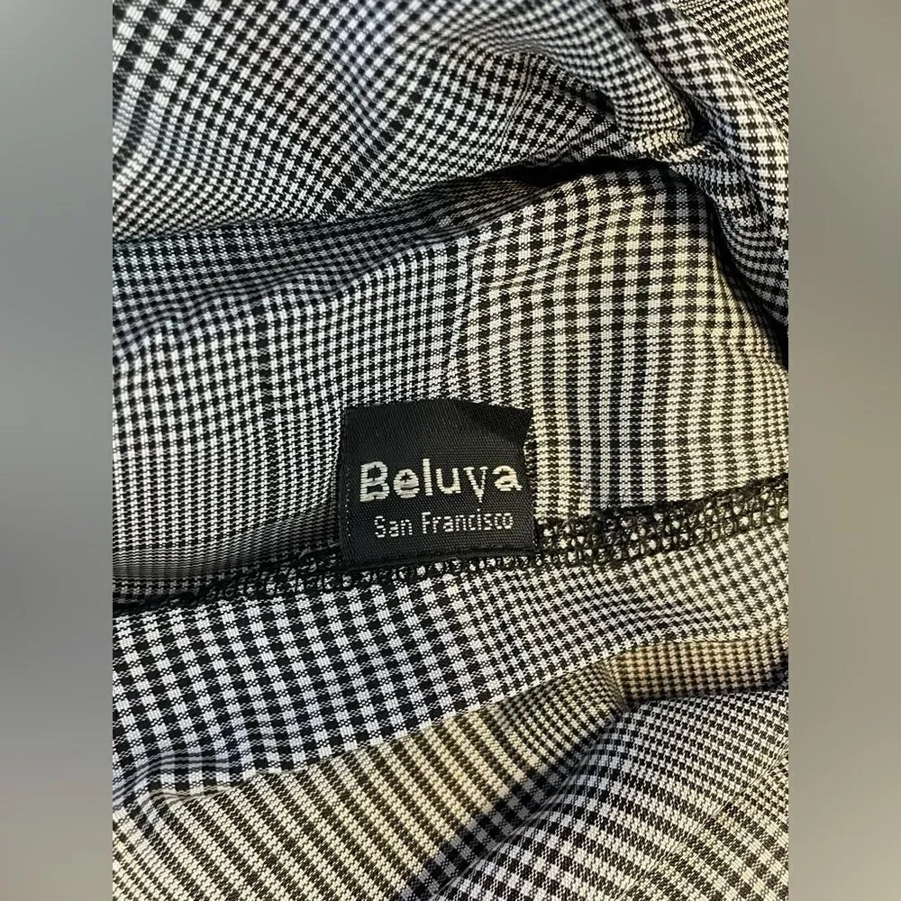 Beluva San Francisco Reversible Jacket Black & Plaid L